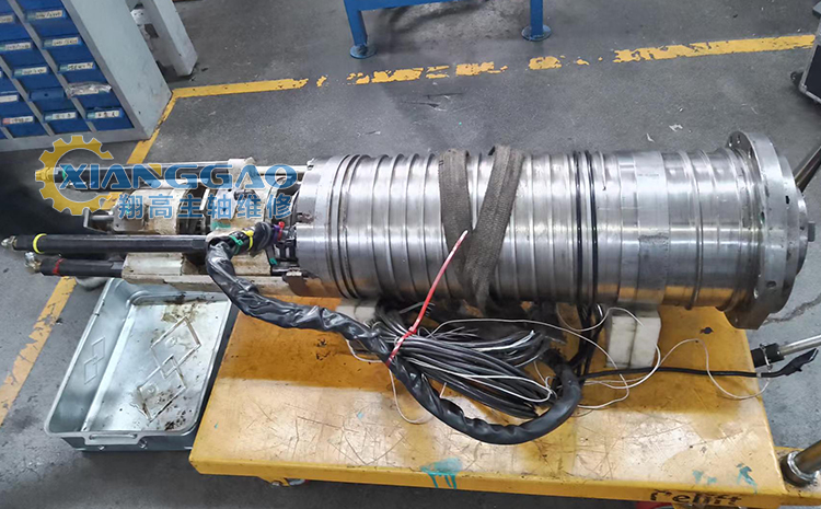 大隈數(shù)控機床BT50電主軸維修后 故障排除 維修成功 大隈數(shù)控機床BT50電主軸維修后 故障排除 維修成功